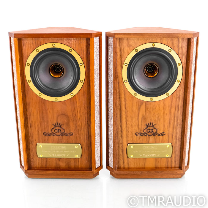 Tannoy Prestige Autograph Mini Bookshelf Speakers; Oiled Walnut Pair