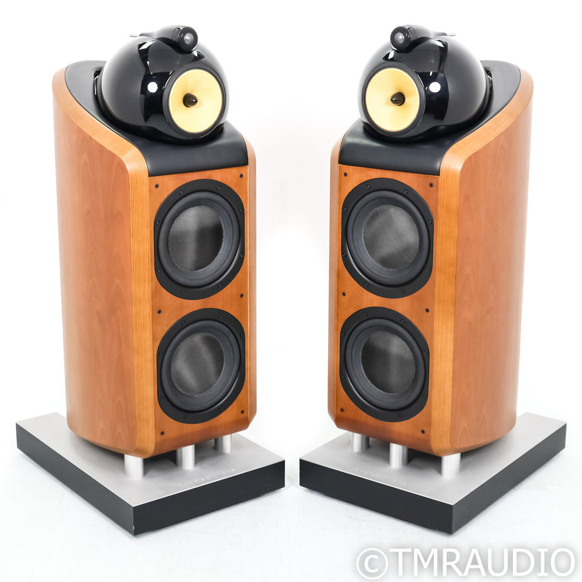 B&W Nautilus 800 Floorstanding Speakers; Cherrywood Pair — The