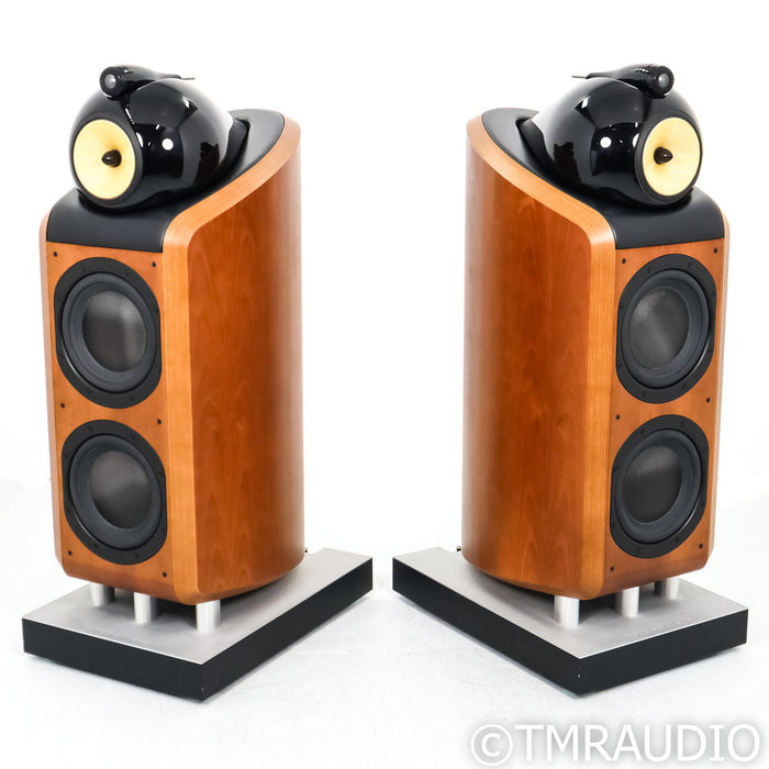 B&W Nautilus 800 Floorstanding Speakers; Cherrywood Pair