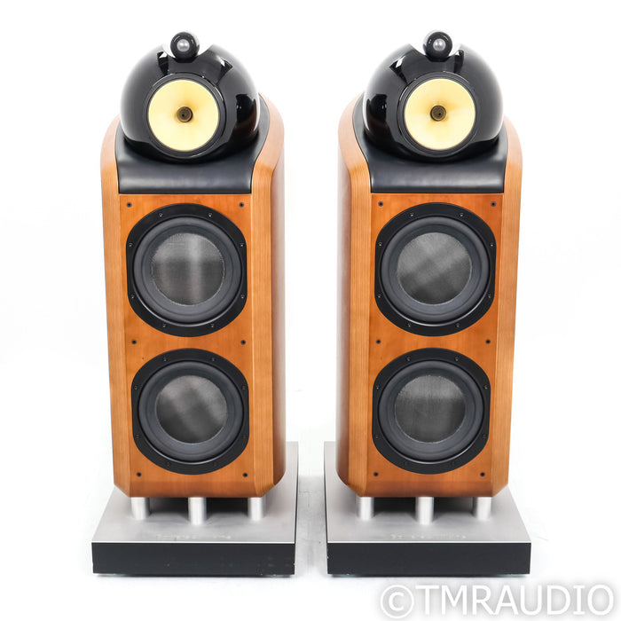 B&W Nautilus 800 Floorstanding Speakers; Cherrywood Pair