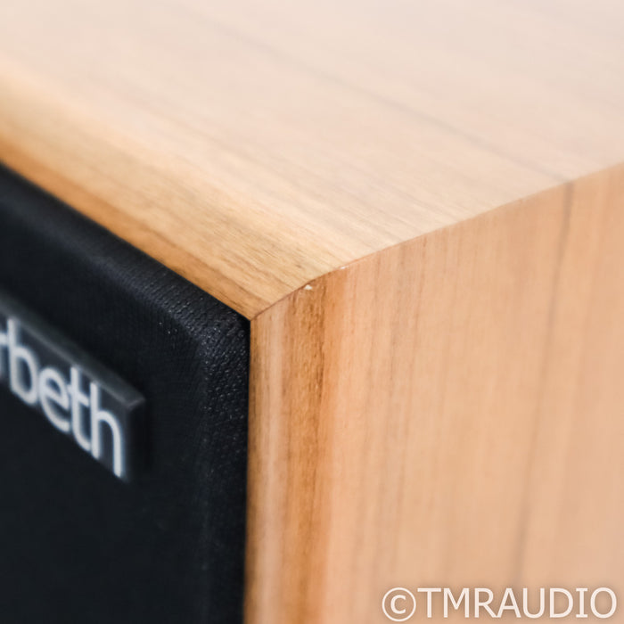 Harbeth HL Compact 7ES-3 XD Bookshelf Speakers; Ton Traeger Stands; Cherry Pair
