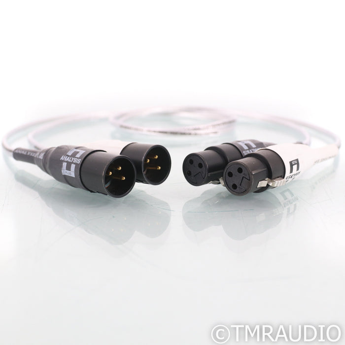 Analysis Plus Silver Apex XLR Cables; 1m Pair Balanced Interconnects