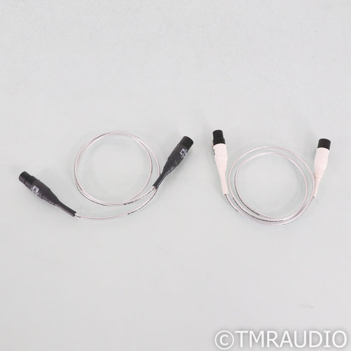 Analysis Plus Silver Apex XLR Cables; 1m Pair Balanced Interconnects