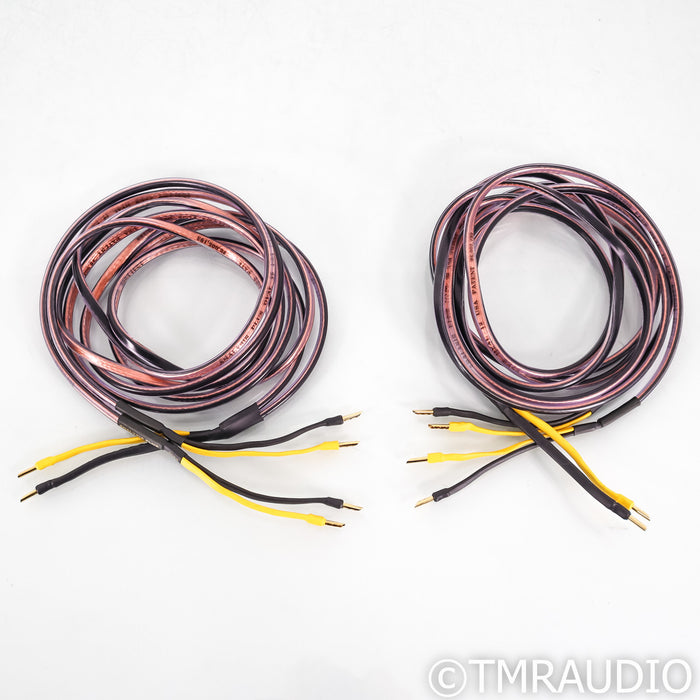 Analysis Plus Oval 12 Bi-Wire Speaker Cables; 8ft Pair Banana