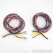 Analysis Plus Oval 12 Bi-Wire Speaker Cables; 8ft Pair Banana