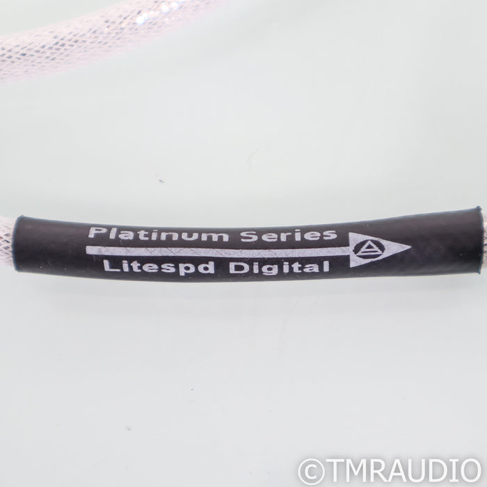 WyWires Platinum Series BNC Digital Coaxial Cable; Single 4ft Interconnect
