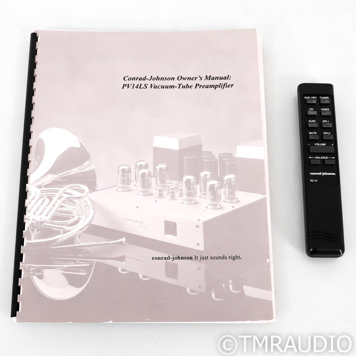Conrad Johnson PV14L Stereo Tube Preamplifier; Gold