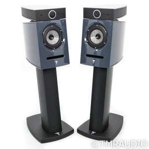 Focal Diablo Utopia Colour Evo Bookshelf Speakers; Ash Gray Pair w/ Stands