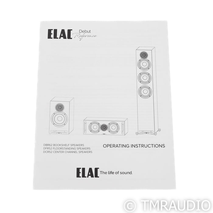 ELAC Debut Reference DBR62 Bookshelf Speakers; Pair White