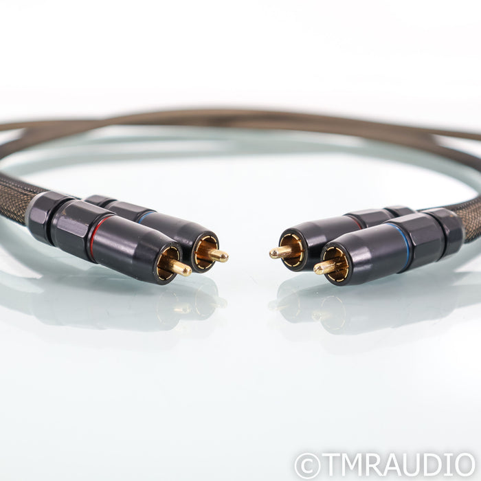 Transparent MusicLink Ultra RCA Cables; 1m Pair Interconnects