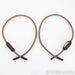 Transparent MusicLink Ultra RCA Cables; 1m Pair Interconnects