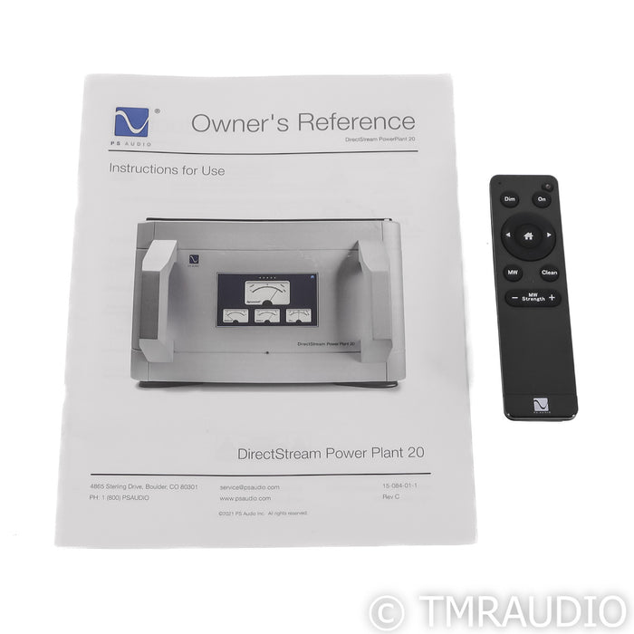 PS Audio DirectStream Power Plant 20 Power Conditioner; AC Regenerator; P20