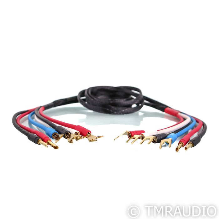 Marrow Audio SP5 Bi-Wire Speaker Cables; 2m Pair Spade to Banana