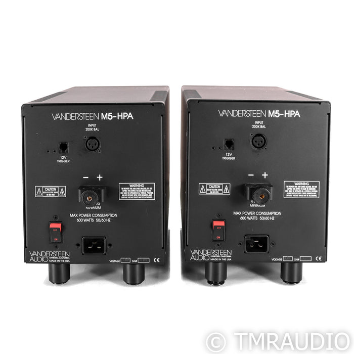 Vandersteen M5-HPA High Pass Monoblock Amplifiers; Pair