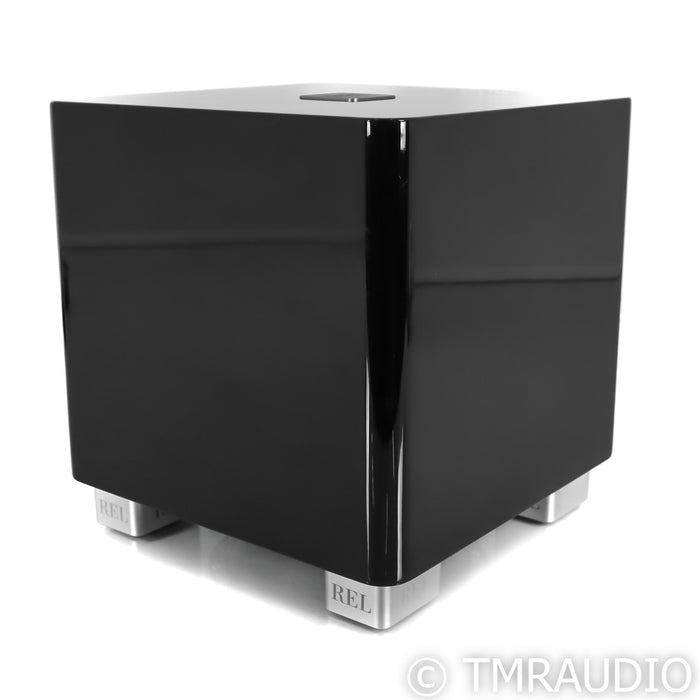 REL T/5x 8" Powered Subwoofer; Piano Black