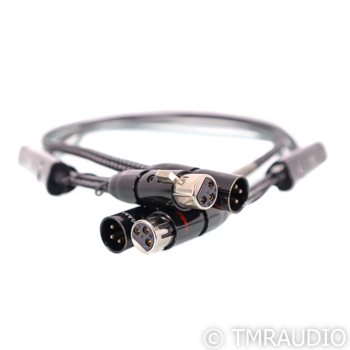 AudioQuest Niagara XLR Cables; 4.5ft Pair Balanced Interconnects