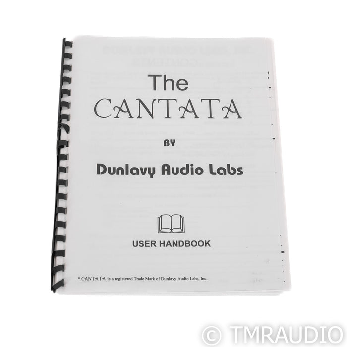 Dunlavy Cantata Floorstanding Speakers; Oak Pair