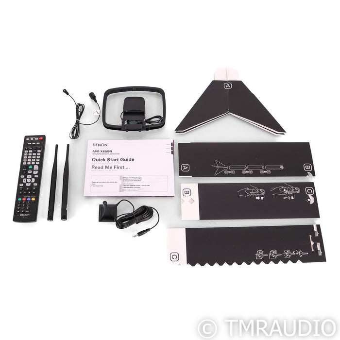 Denon AVR-X4500H 9.2 Channel Home Theater Receiver; MM Phono