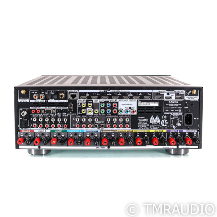 Denon AVR-X4500H 9.2 Channel Home Theater Receiver; MM Phono
