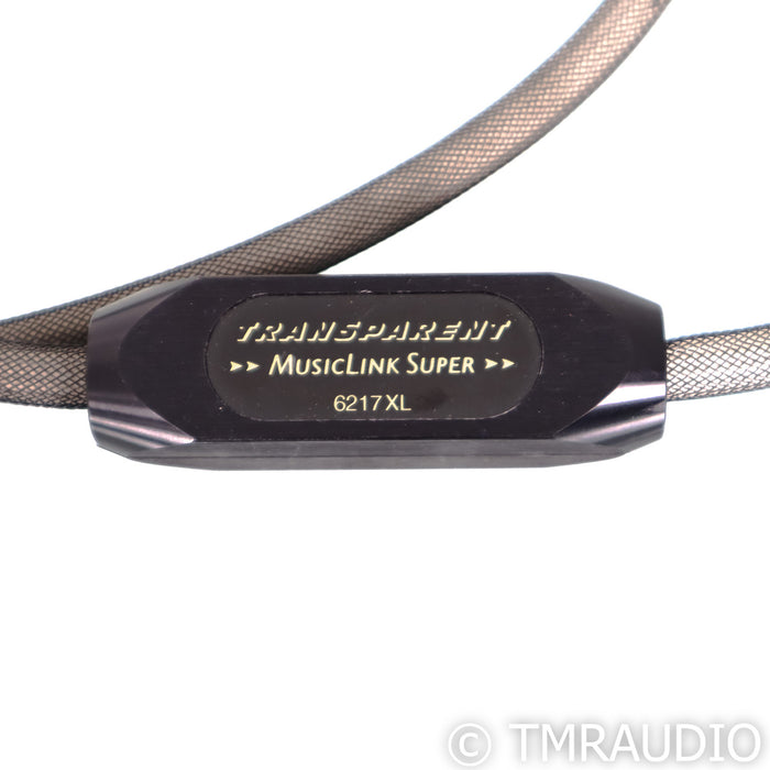 Transparent Audio MusicLink Super RCA Cables; 1m Pair Interconnects