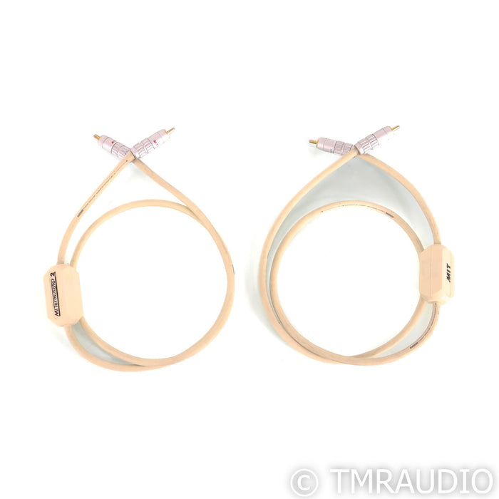 MIT Terminato 2 RCA Cables; 1m Pair Interconnects