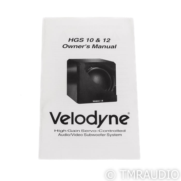 Valodyne HGS-12 BG 12" Subwoofer; Gloss Black