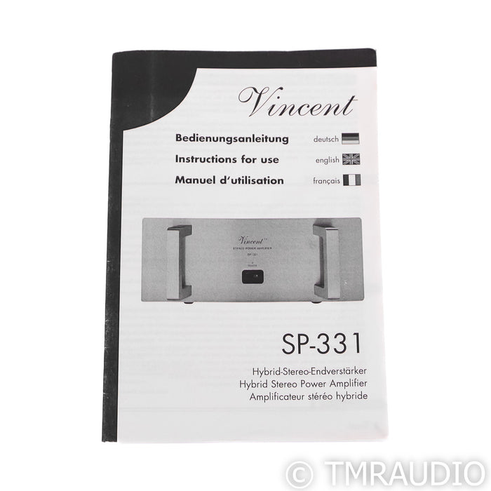 Vincent SP-331 Stereo Power Amplifier