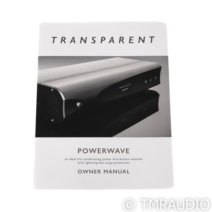 Transparent Audio PowerWave AC Power Line Conditioner; G5