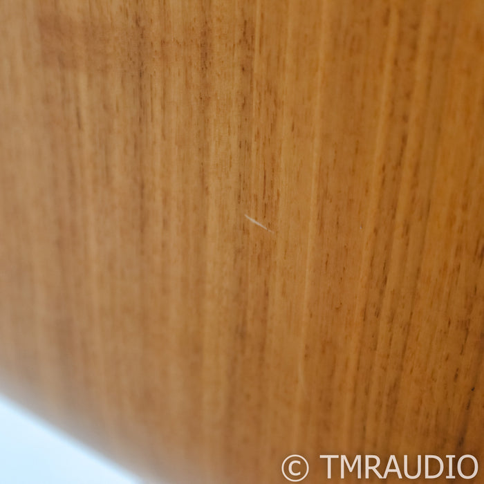 Sonus Faber Concerto Bookshelf Speakers; Black Leather w/ Walnut Pair; W/ Stands