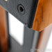 Sonus Faber Concerto Bookshelf Speakers; Black Leather w/ Walnut Pair; W/ Stands