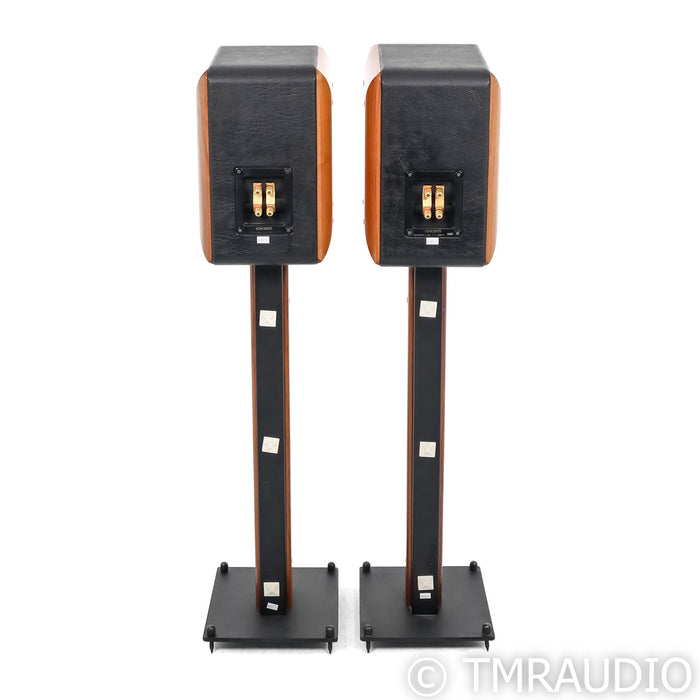 Sonus Faber Concerto Bookshelf Speakers; Black Leather w/ Walnut Sonus Faber Concerto Bookshelf Speakers; Black Leather w/ Walnut