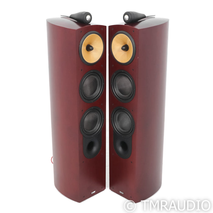 B&W Nautilus 804 Floorstanding Speakers; Cherry Pair