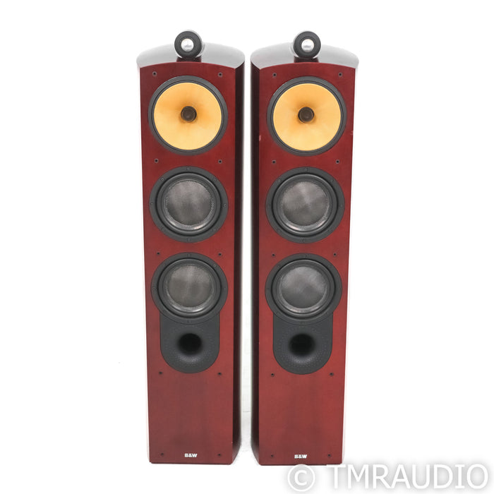 B&W Nautilus 804 Floorstanding Speakers; Cherry Pair