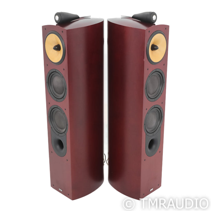 B&W Nautilus 804 Floorstanding Speakers; Cherry Pair