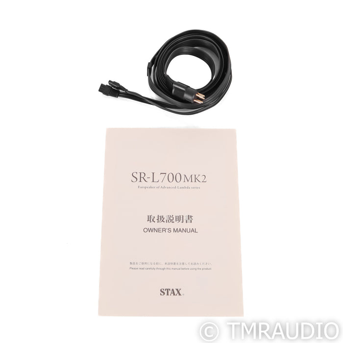 Stax SR-L700 MK2 Open Back Headphones; Electrostatic