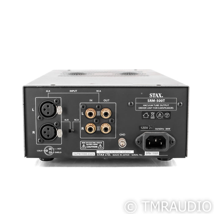Stax SRM-500T Stereo Tube Headphone Amplifier; 5-Pin Pro