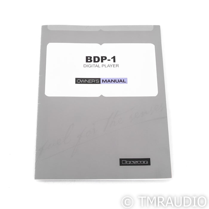 Bryston BDP-1 Network Streamer; BDP1; USB