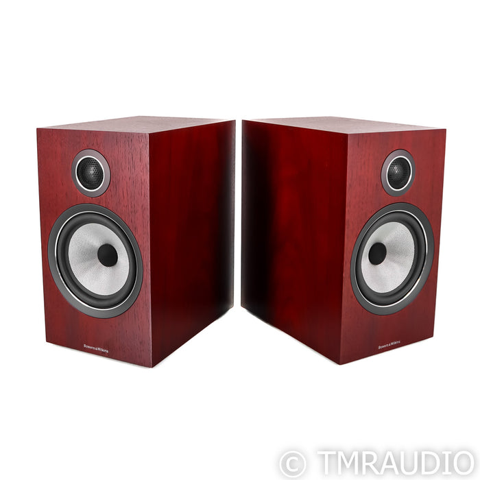 B&W 706 S2 Bookshelf Speakers; Rosenut Pair