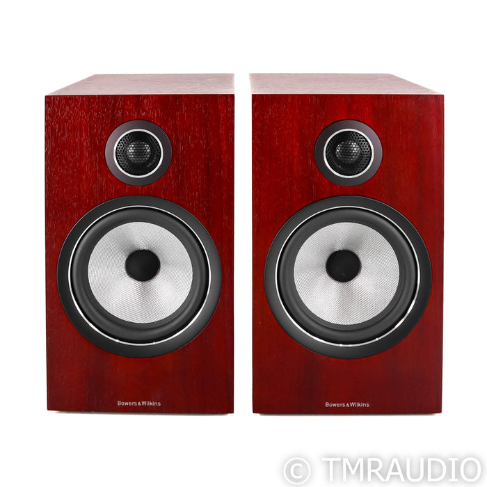 B&W 706 S2 Bookshelf Speakers; Rosenut Pair