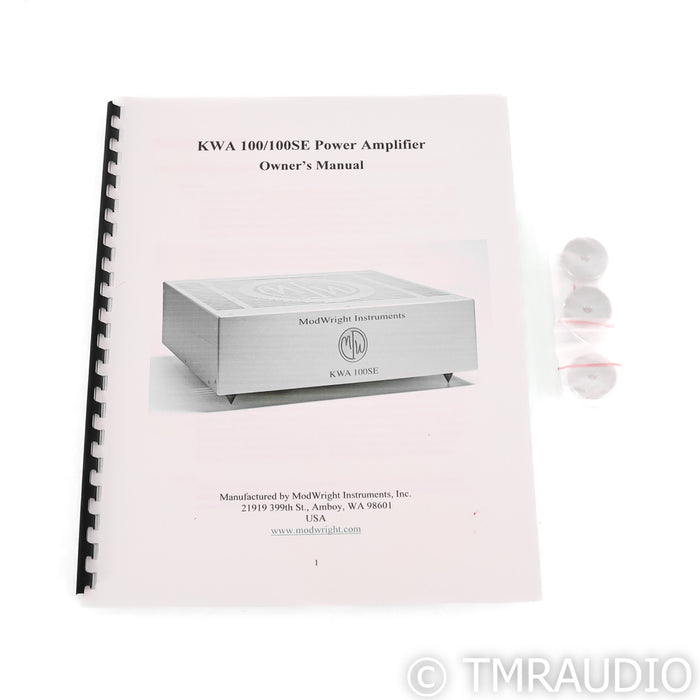 ModWright KWA 100SE Stereo Power Amplifier