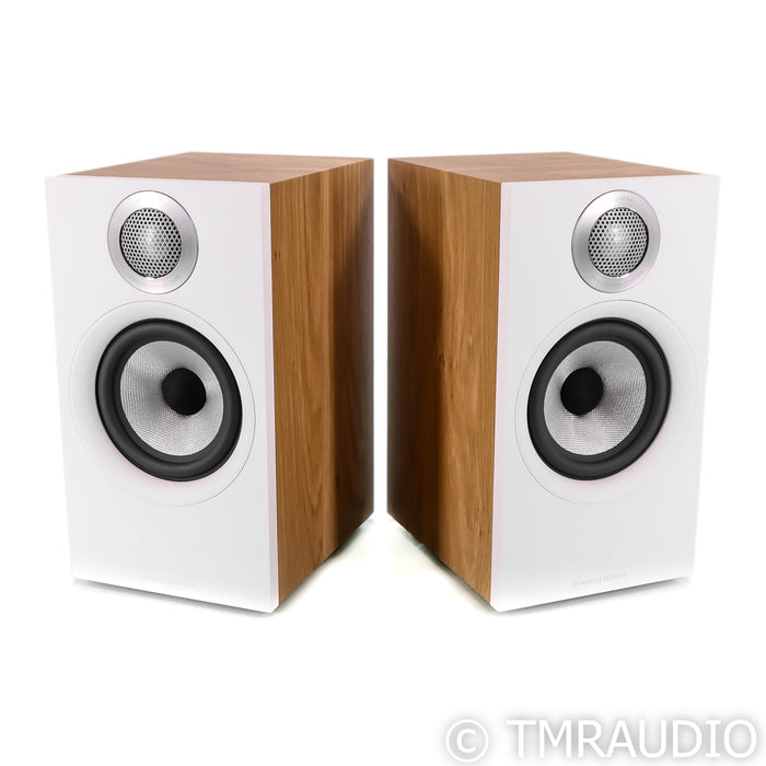 B&W 607 S2 Anniversary Edition Bookshelf Speakers; Oak Pair