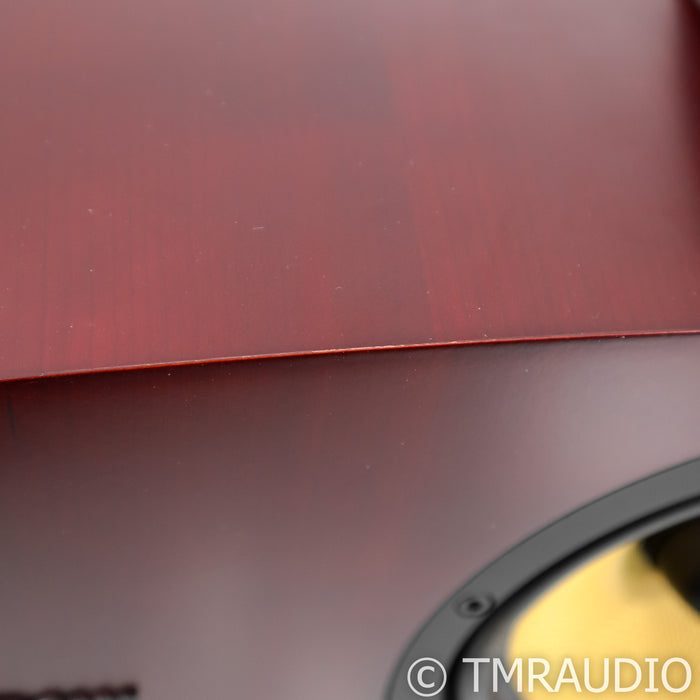 B&W Nautilus HTM2 Center Channel Speaker; Red Cherry; HTM-2