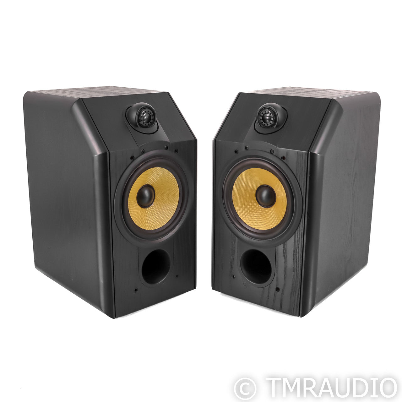 B&W CDM1 Bookshelf Speakers; Black Ash Pair — The Music Room