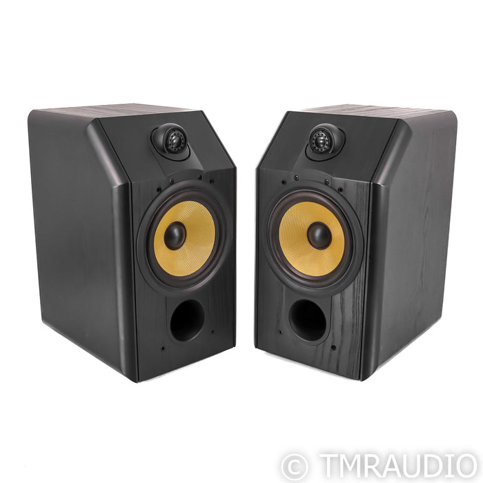 B&W CDM1 Bookshelf Speakers; Black Ash Pair