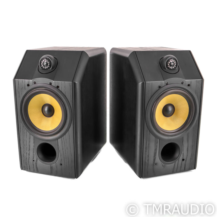 B&W CDM1 Bookshelf Speakers; Black Ash Pair