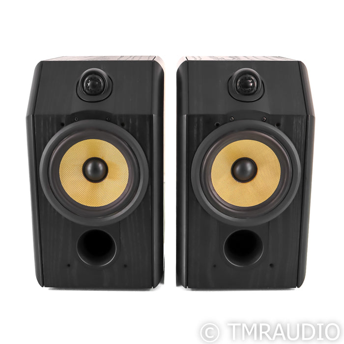 B&W CDM1 Bookshelf Speakers; Black Ash Pair