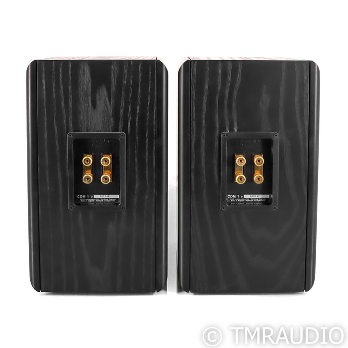 B&W CDM1 Bookshelf Speakers; Black Ash Pair
