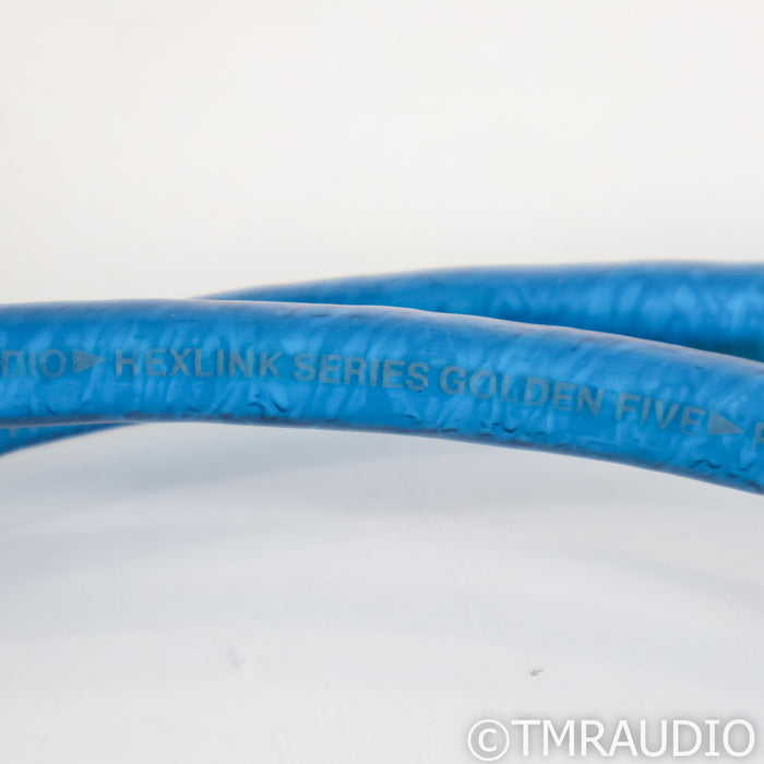 Cardas Hexlink Golden 5 RCA Cables; 1.5m Pair Interconnects