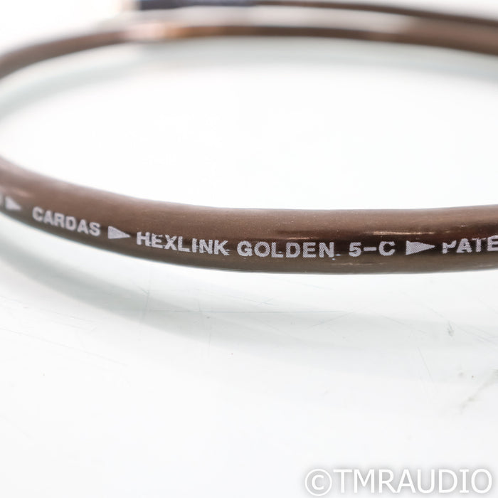 Cardas Hexlink Golden 5C RCA Cables; 1.5m Pair Interconnects