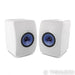 KEF LS50 Bookshelf Speaker; White Pair
